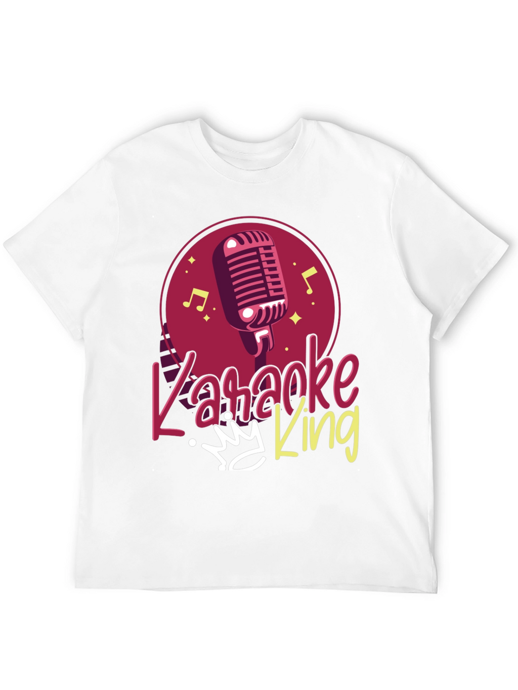 Karaoke King Black T-Shirt - Sing Your Heart Out!