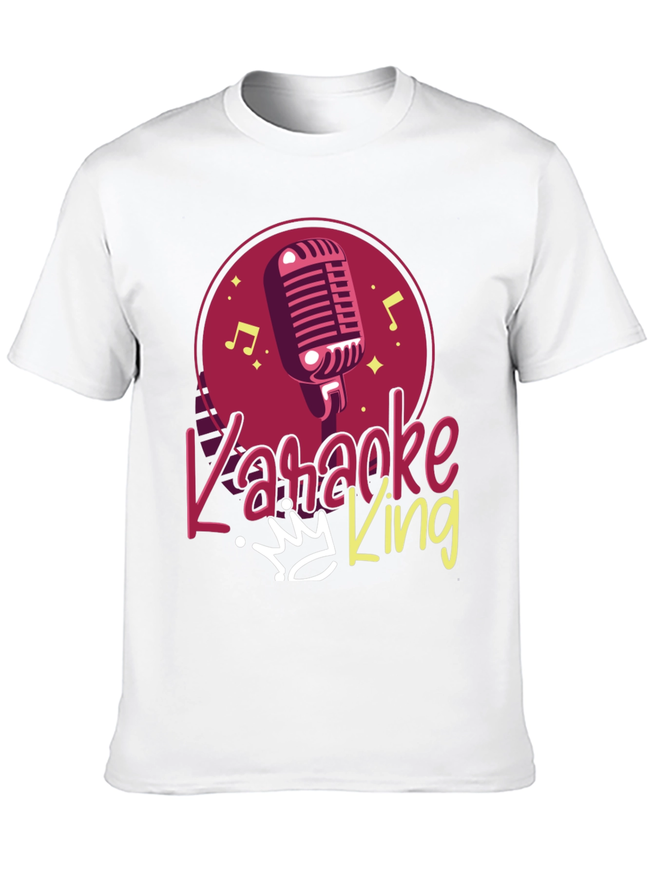 Karaoke King Black T-Shirt - Sing Your Heart Out!