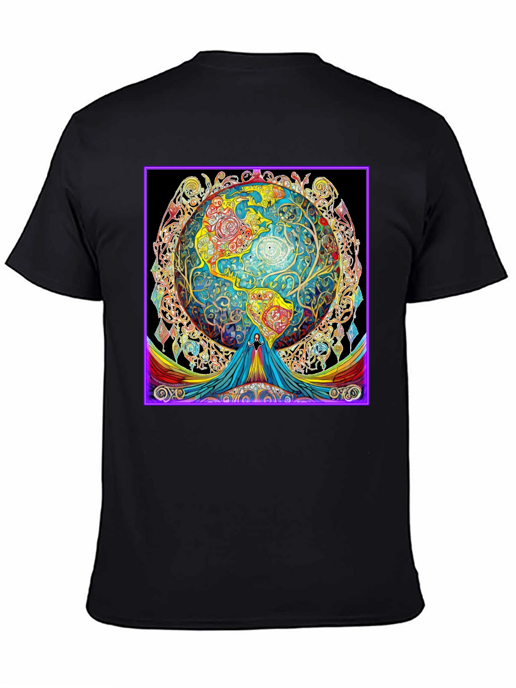 Psychedelic Earth Graphic Tee - Unisex