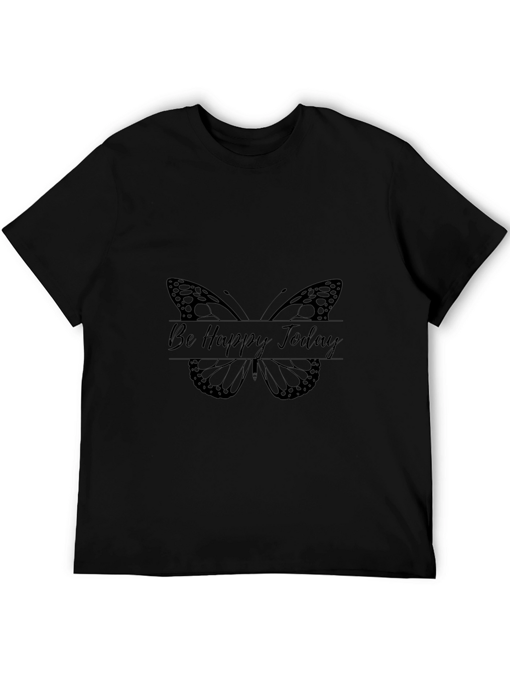 Be Happy Today Butterfly Graphic Tee