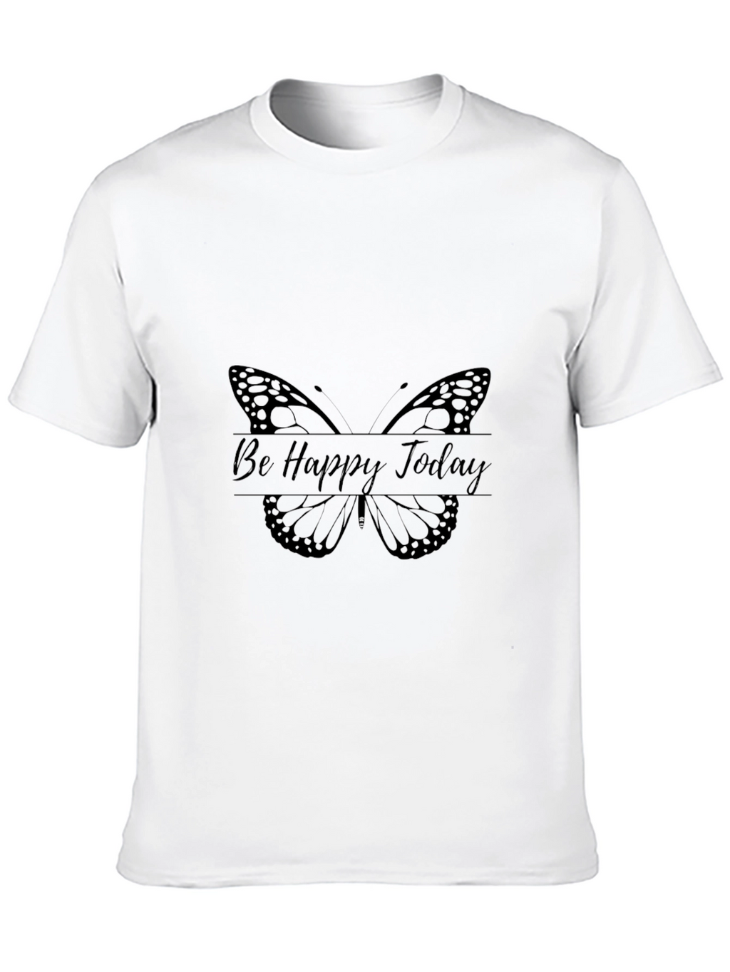 Be Happy Today Butterfly Graphic Tee