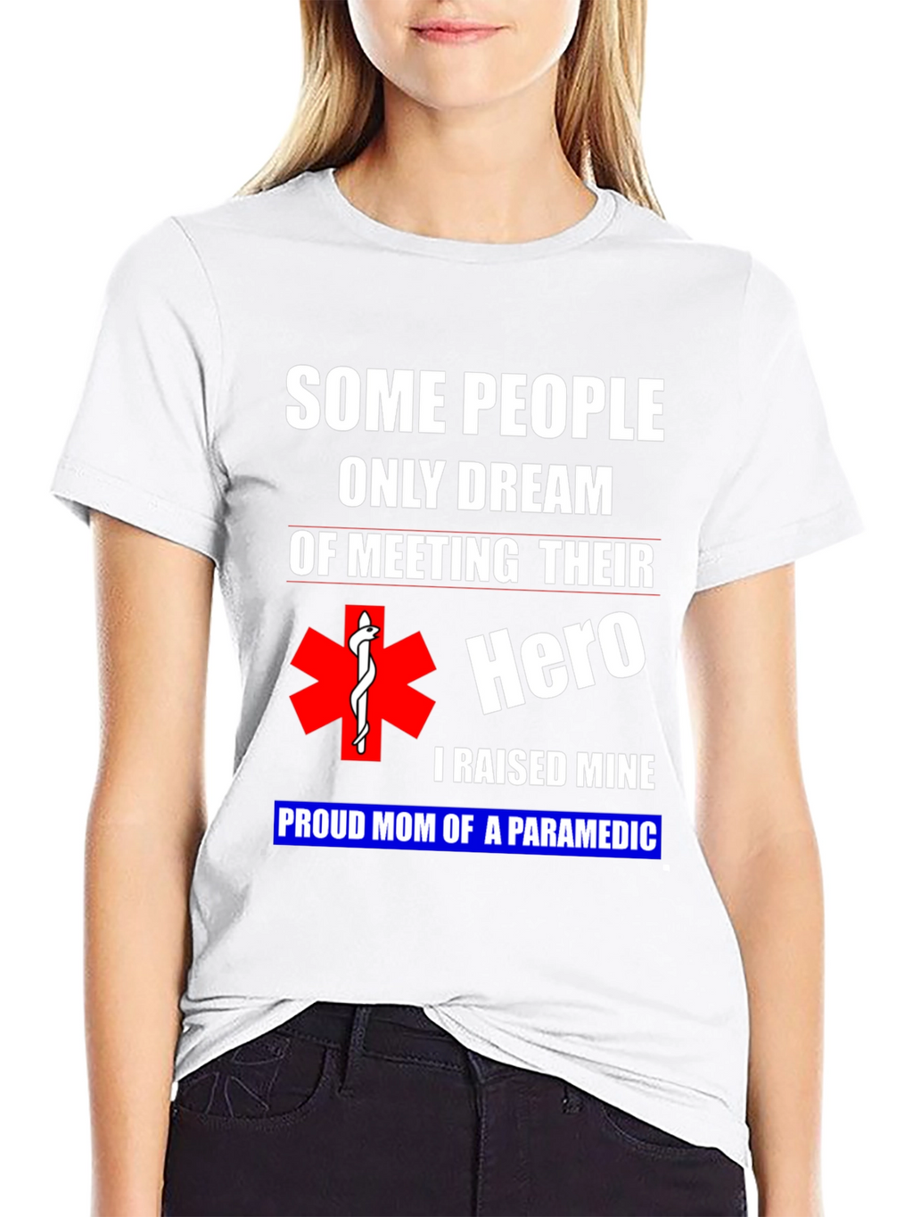 Proud Paramedic Mom Graphic T-Shirt