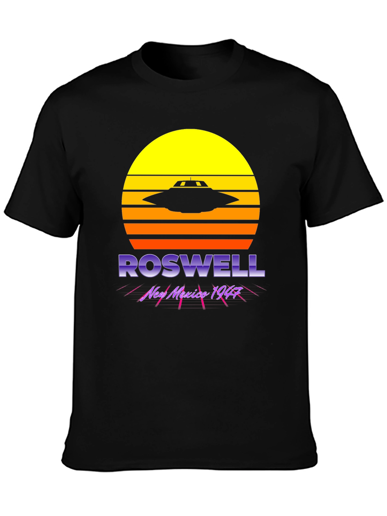 Roswell UFO Vintage Retro T-Shirt