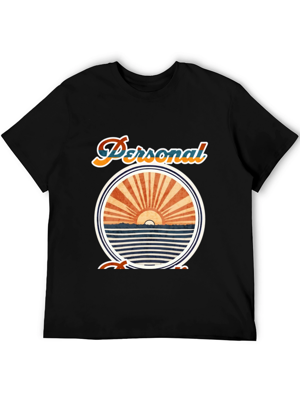 Personal Cruise T-Shirt - Black Crew Neck