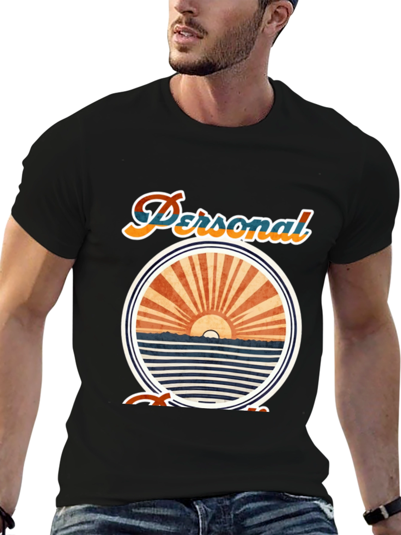 Personal Cruise T-Shirt - Black Crew Neck