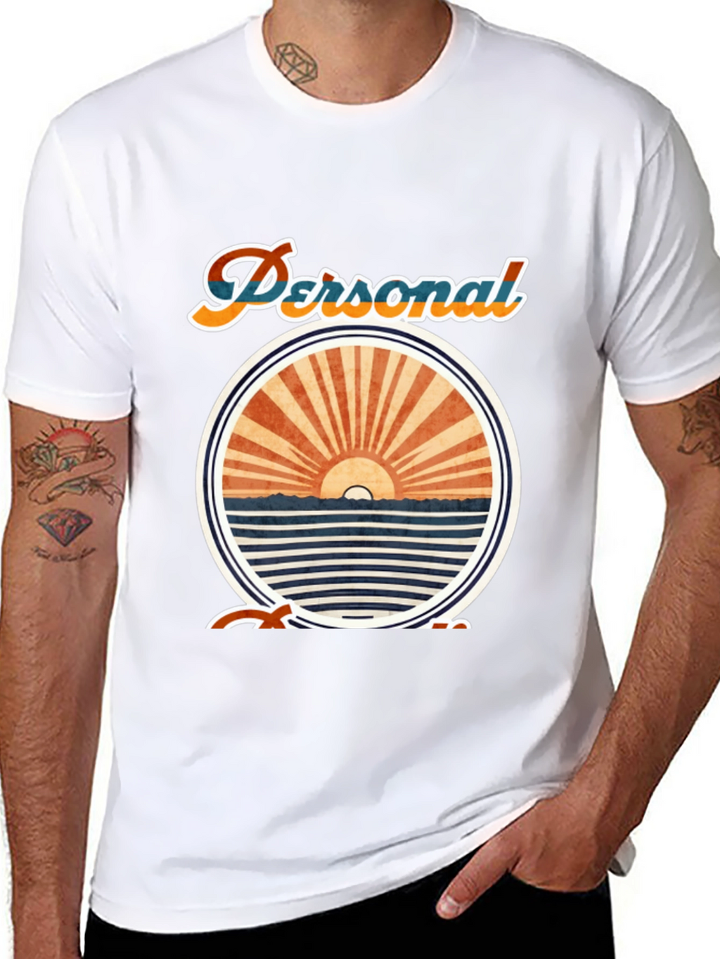 Personal Cruise T-Shirt - Black Crew Neck