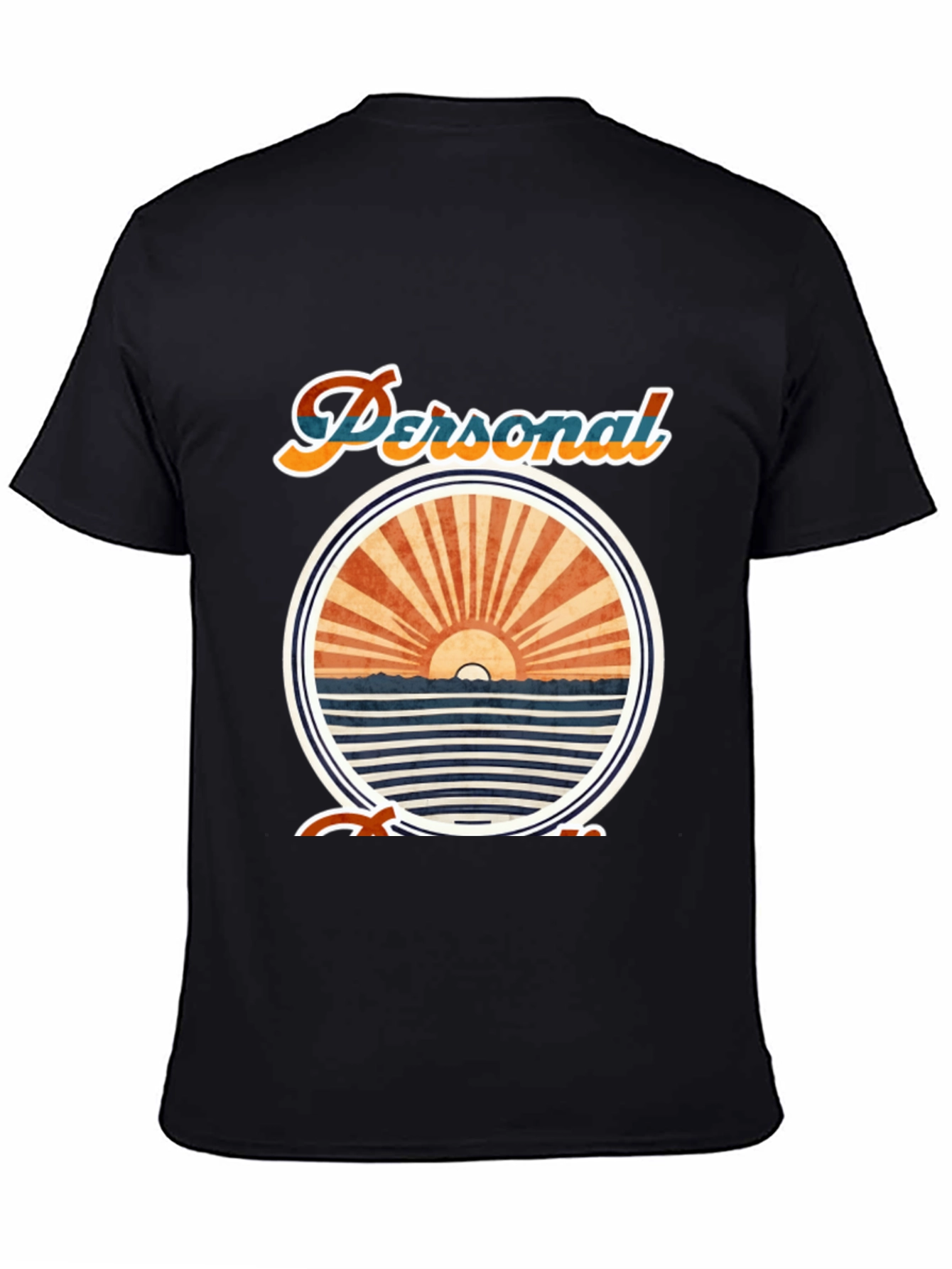 Personal Cruise T-Shirt - Black Crew Neck