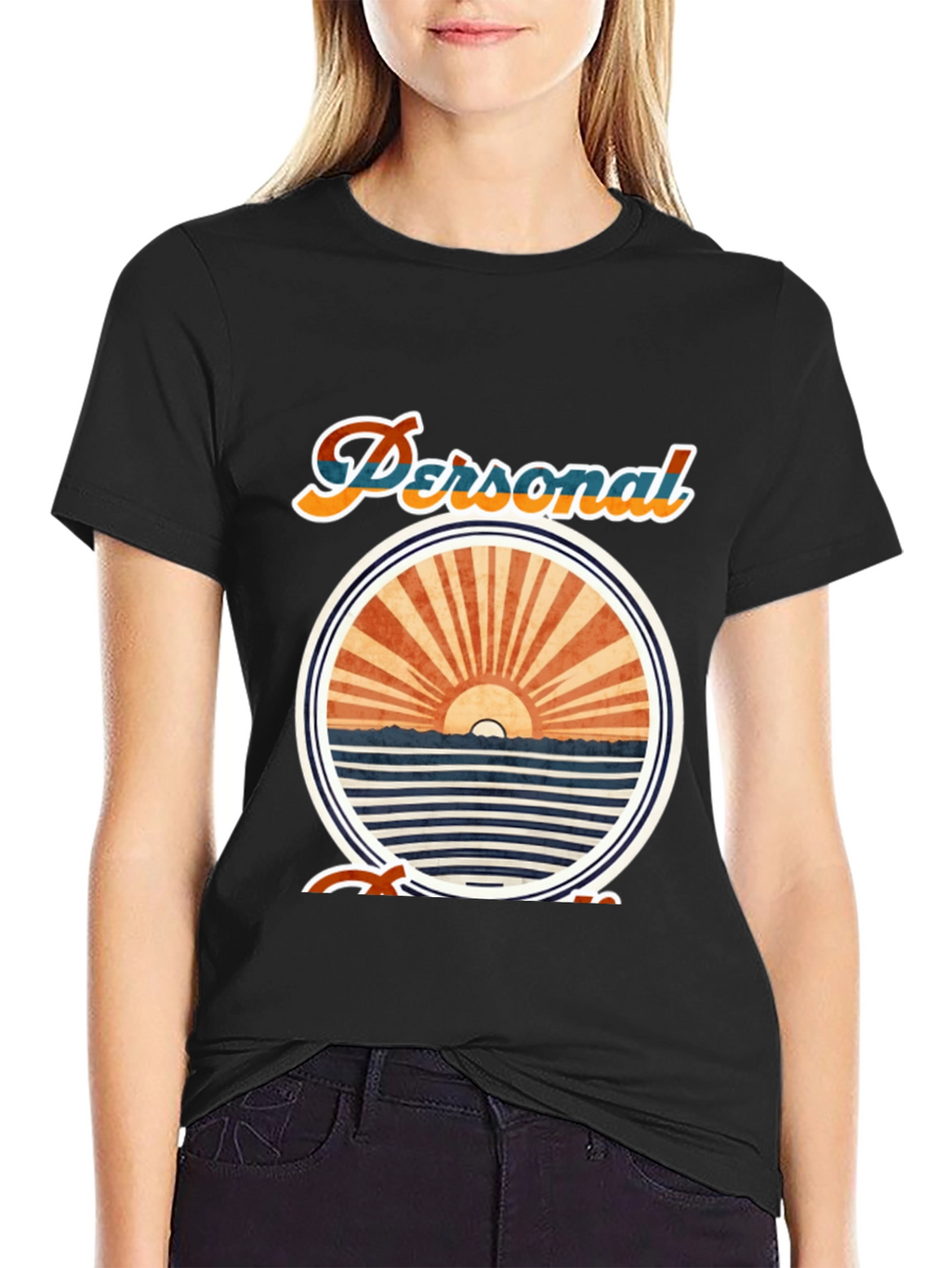 Personal Cruise T-Shirt - Black Crew Neck