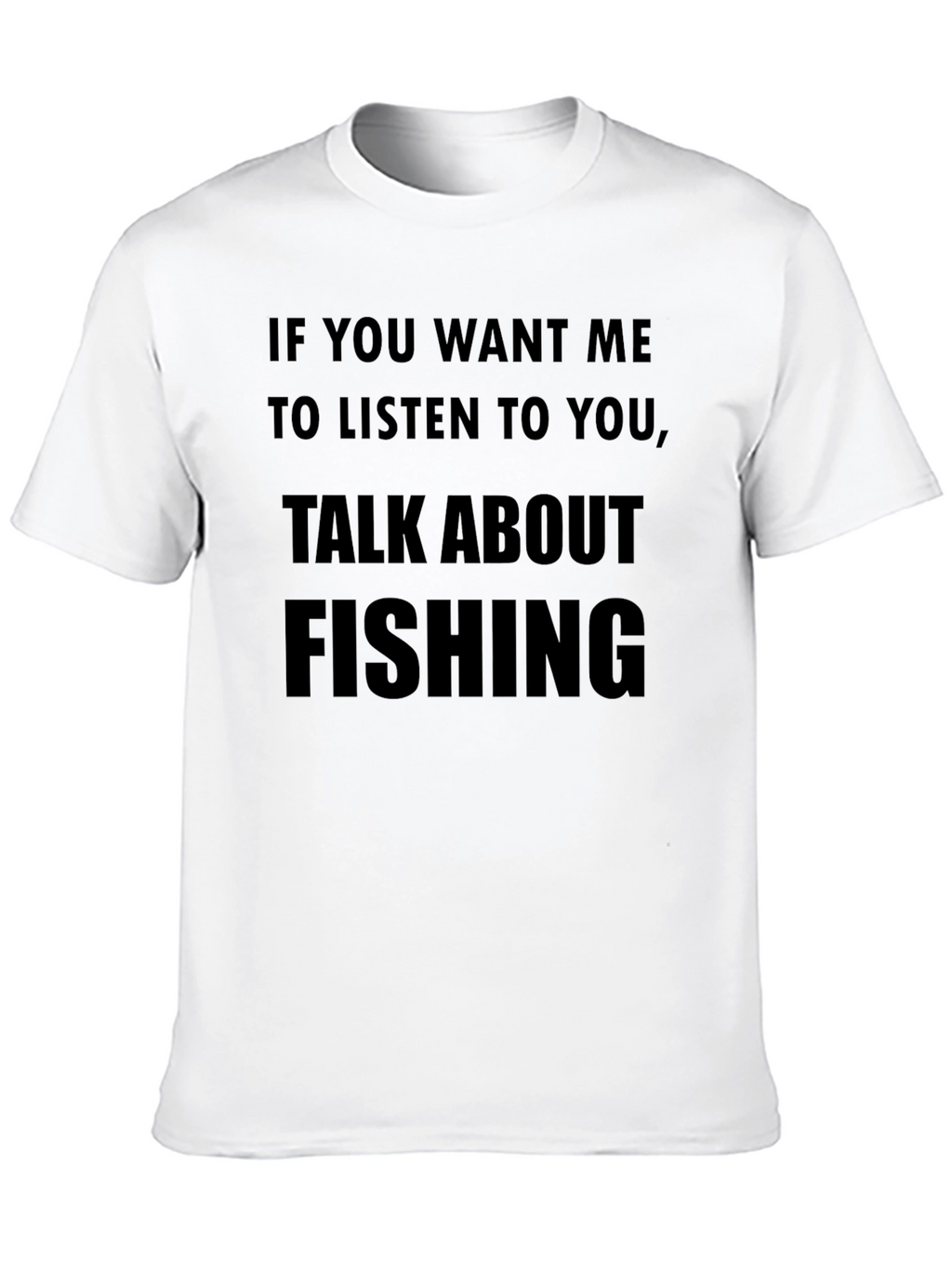 Fishing Talk Black T-Shirt - Mens Graphic Tee