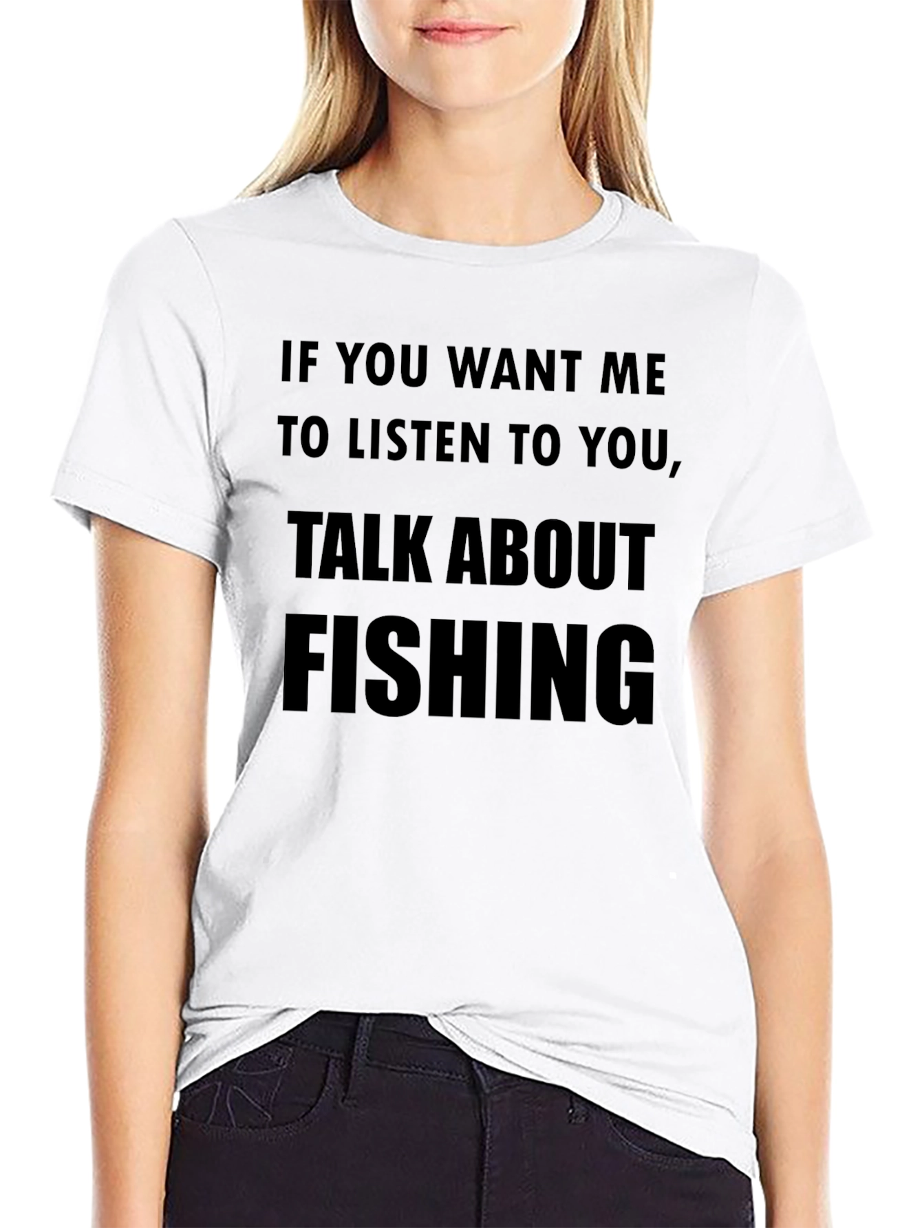 Fishing Talk Black T-Shirt - Mens Graphic Tee