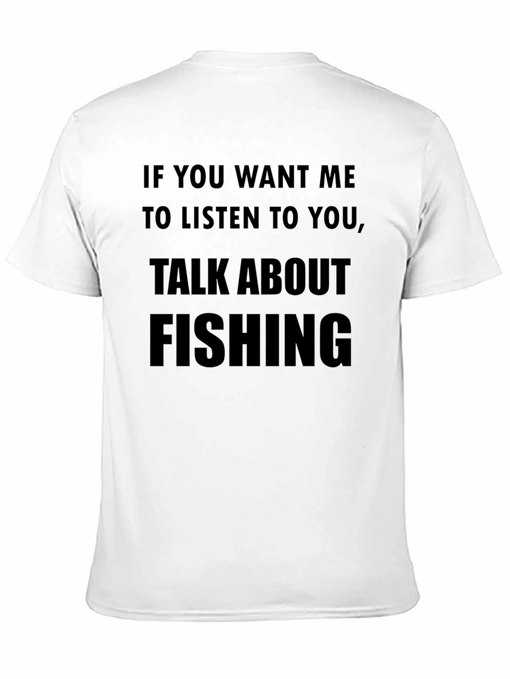 Fishing Talk Black T-Shirt - Mens Graphic Tee