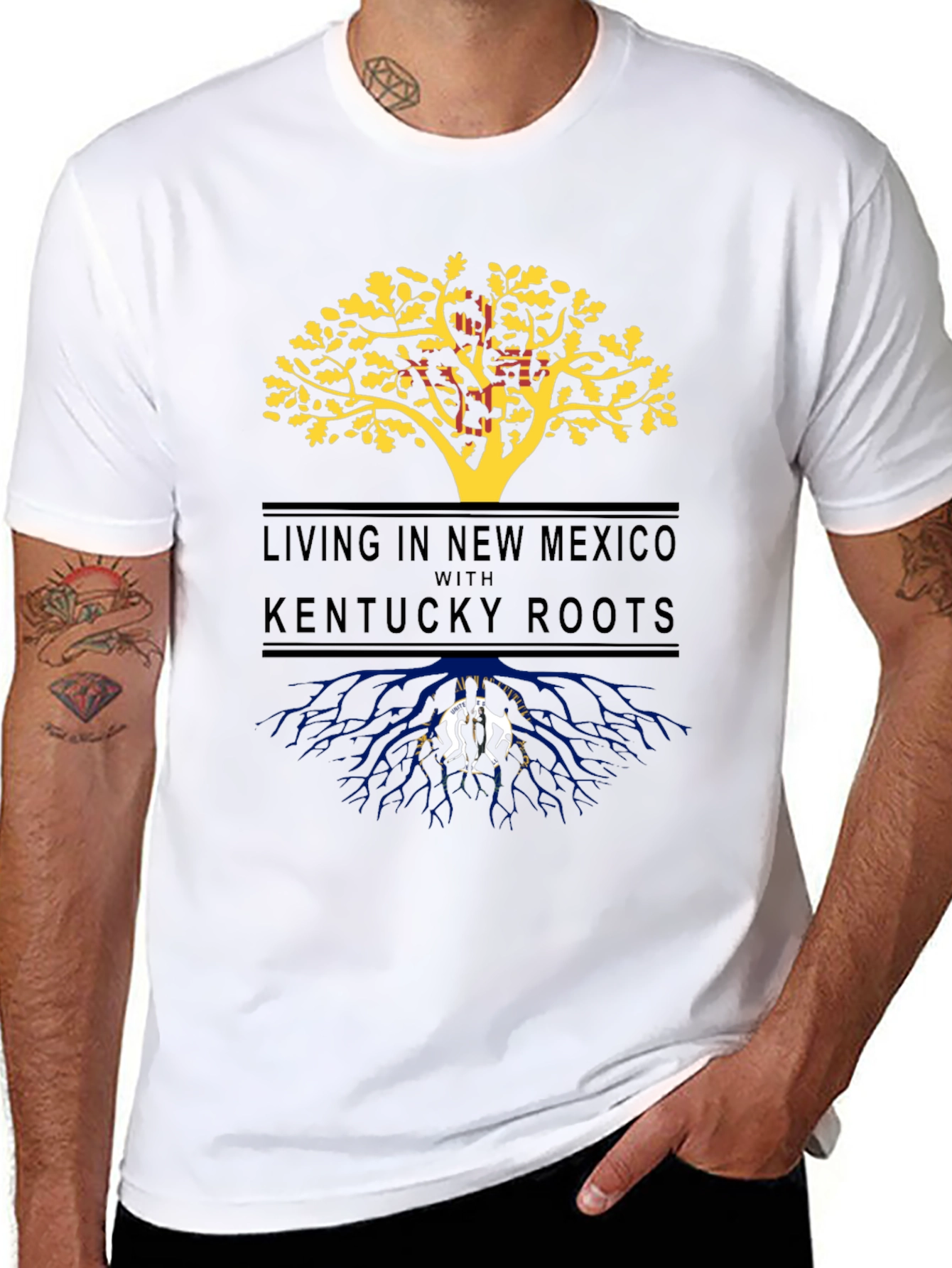 New Mexico Kentucky Roots T-Shirt