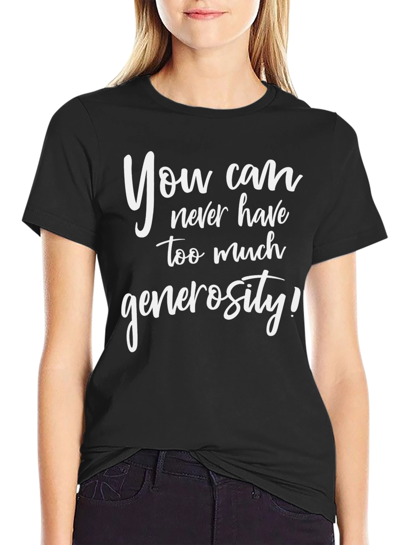 Generosity Graphic Tee - Soft Cotton Blend