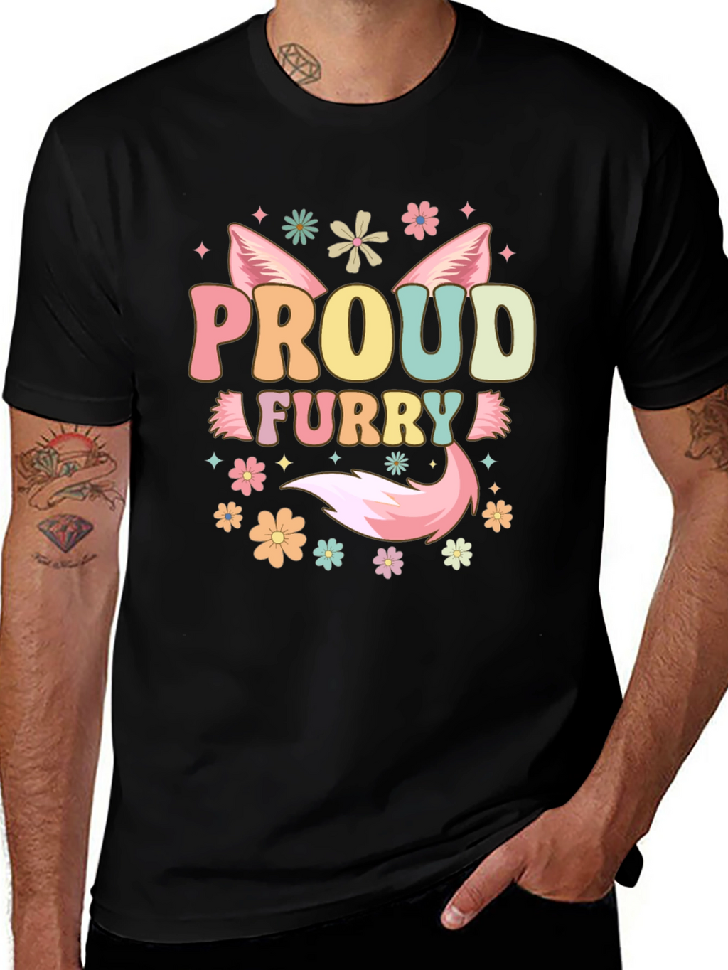 Proud Furry T-Shirt Cute Graphic Tee