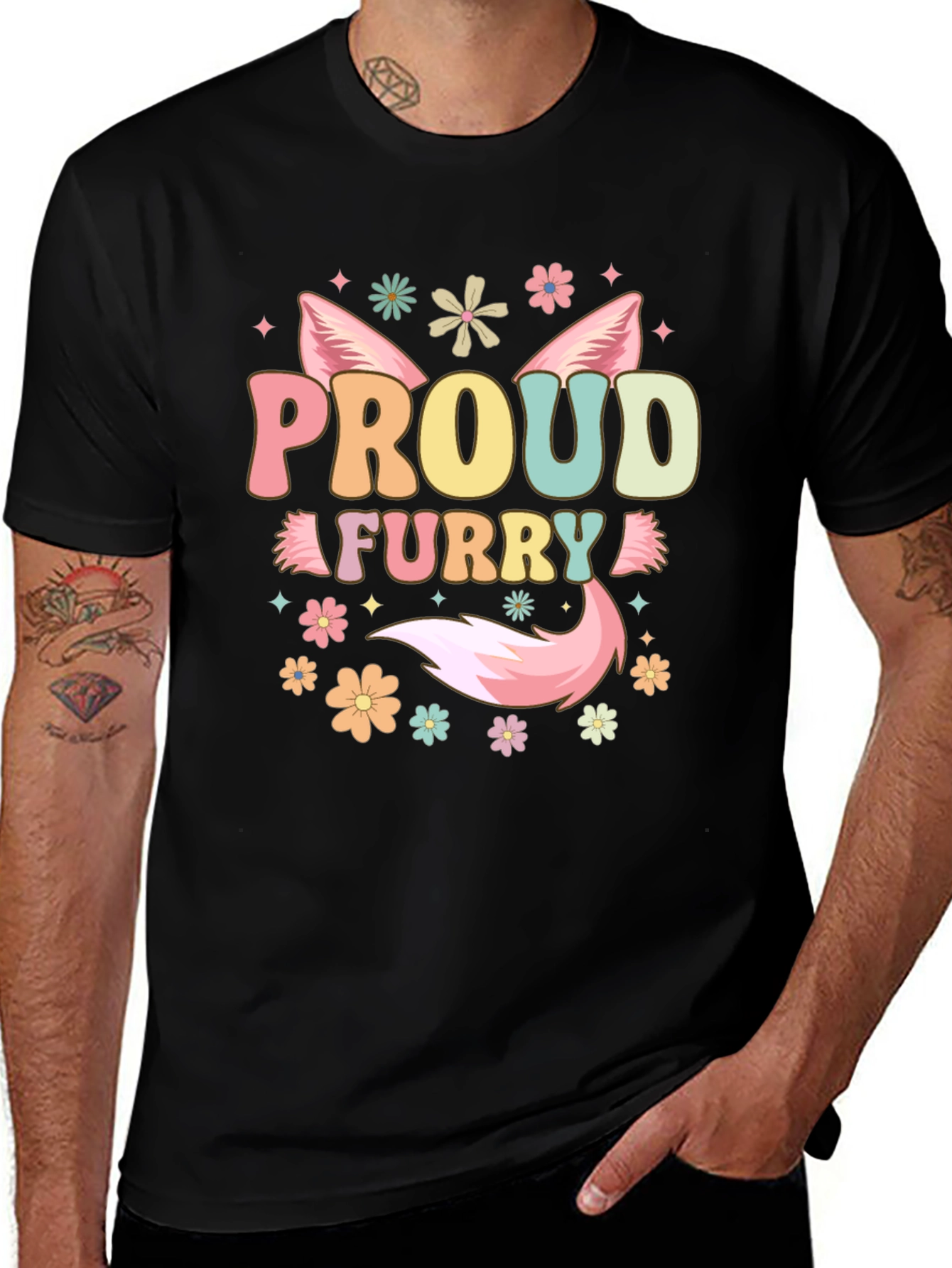 Proud Furry T-Shirt Cute Graphic Tee