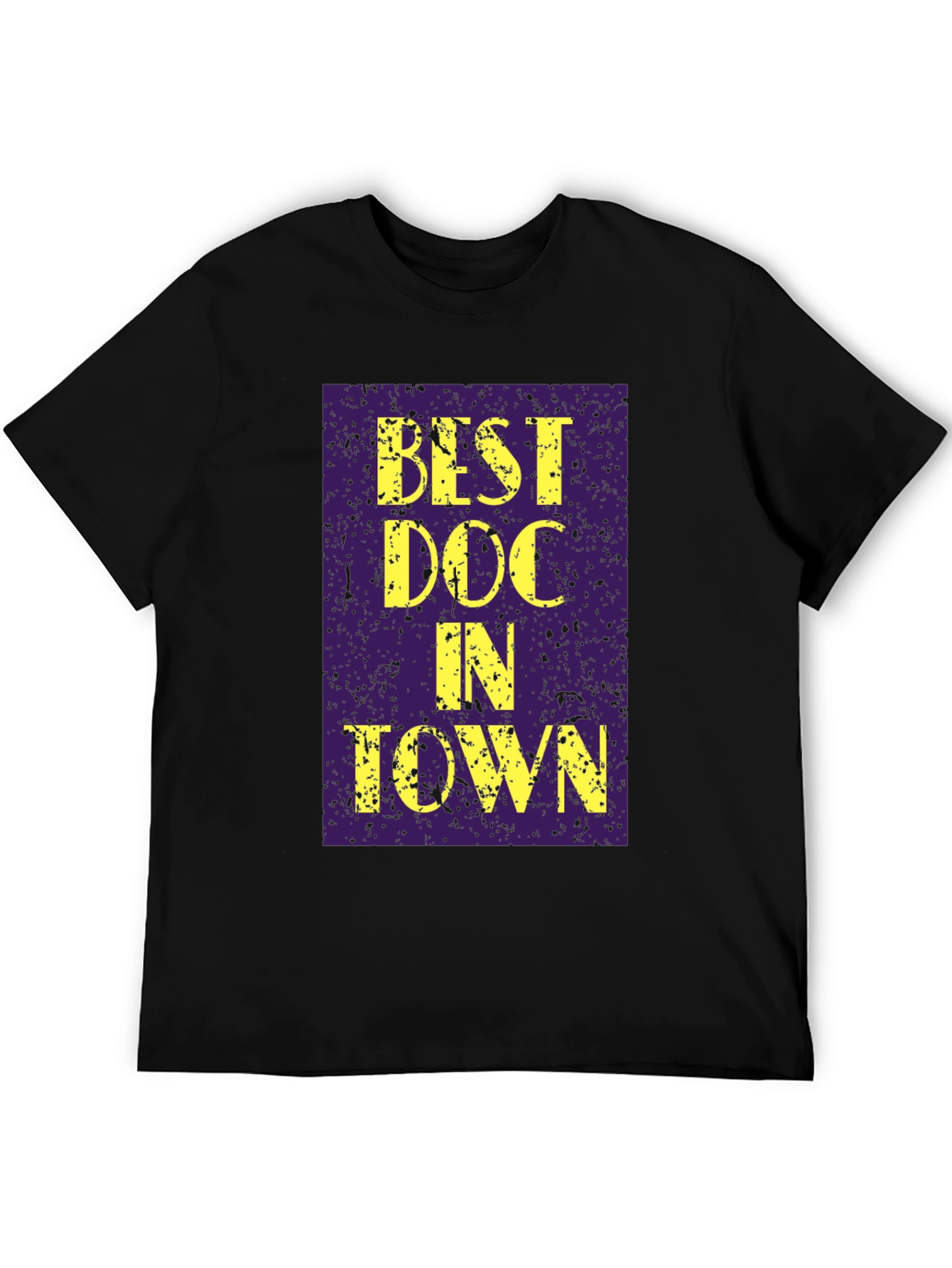 Best Doc In Town Graphic Tee - Novelty Doctor T-Shirt