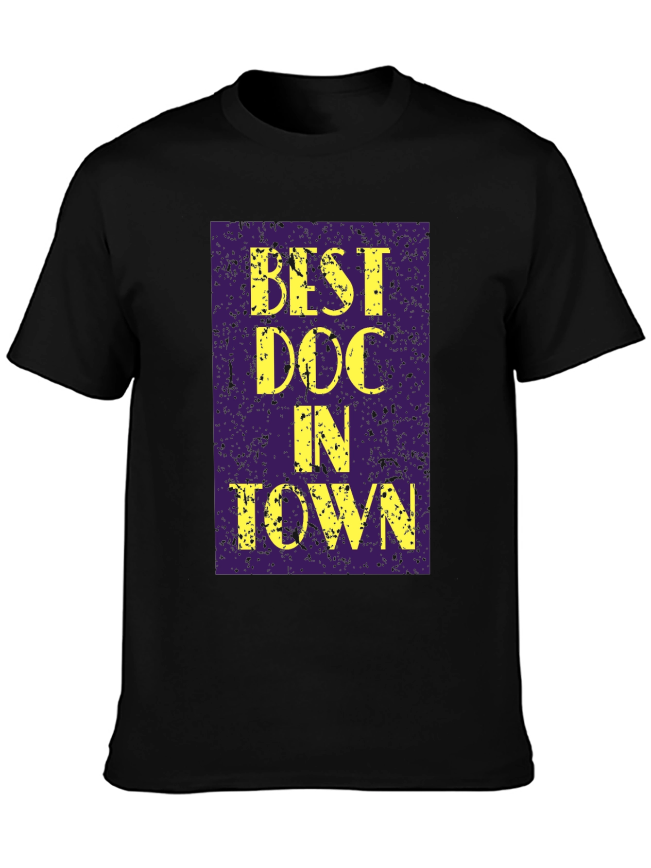 Best Doc In Town Graphic Tee - Novelty Doctor T-Shirt