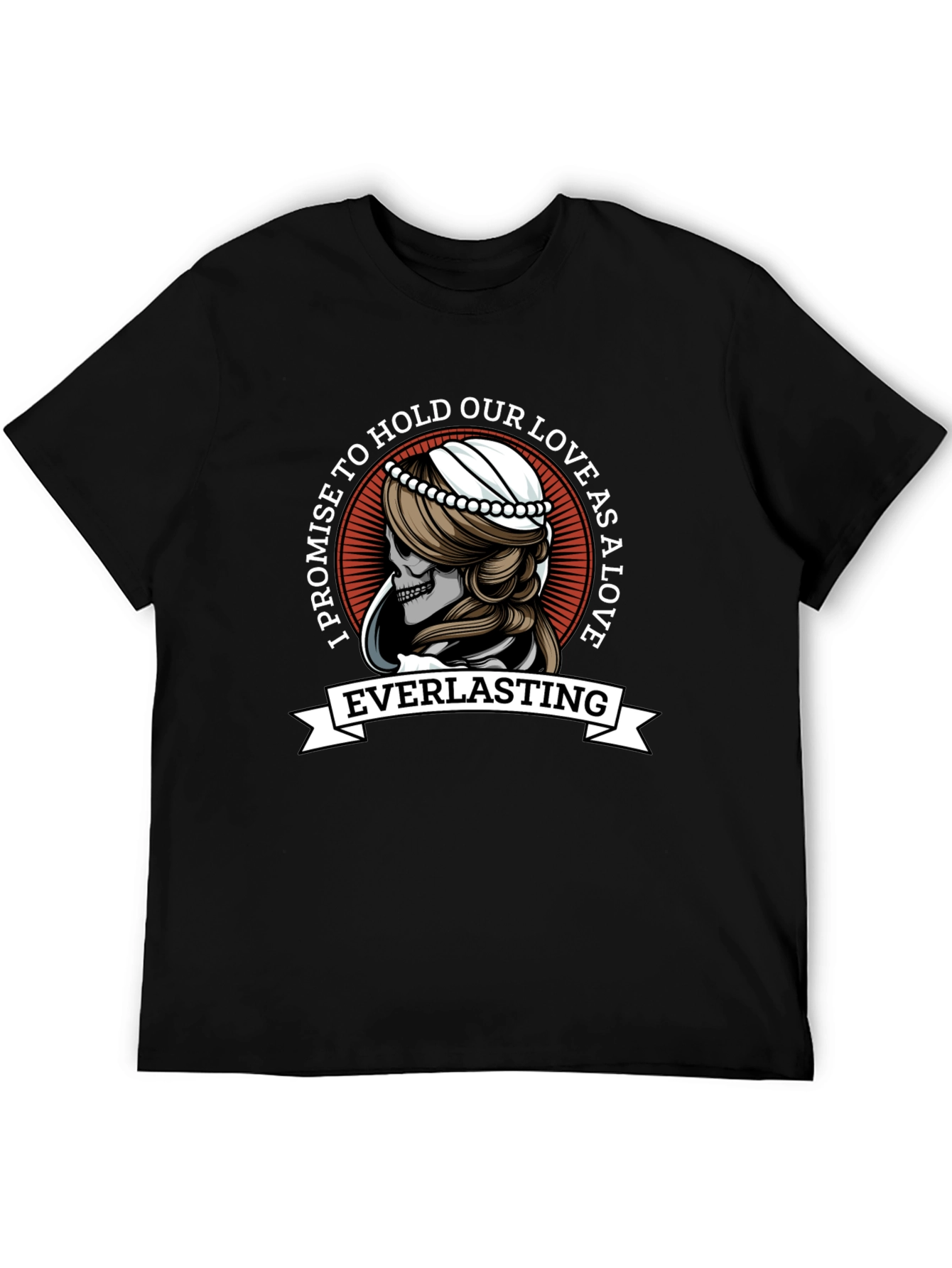 Everlasting Love Skeleton Bride T-Shirt