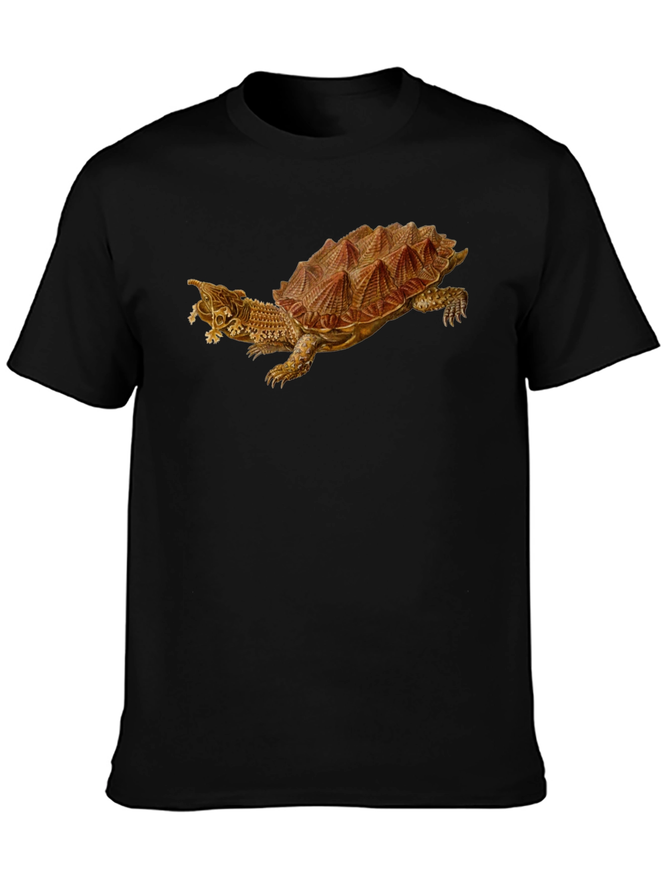 Alligator Snapping Turtle Graphic Tee - Cool Reptile Design