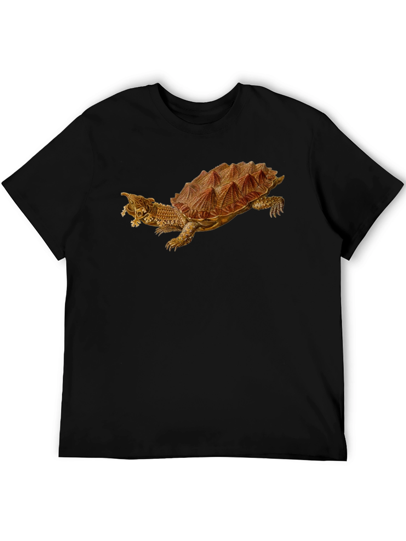 Alligator Snapping Turtle Graphic Tee - Cool Reptile Design
