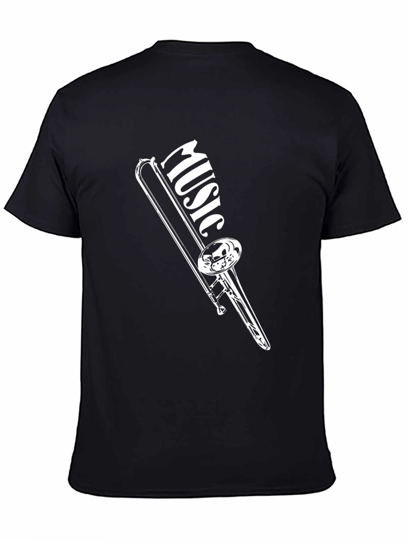Music Trombone Black T-Shirt