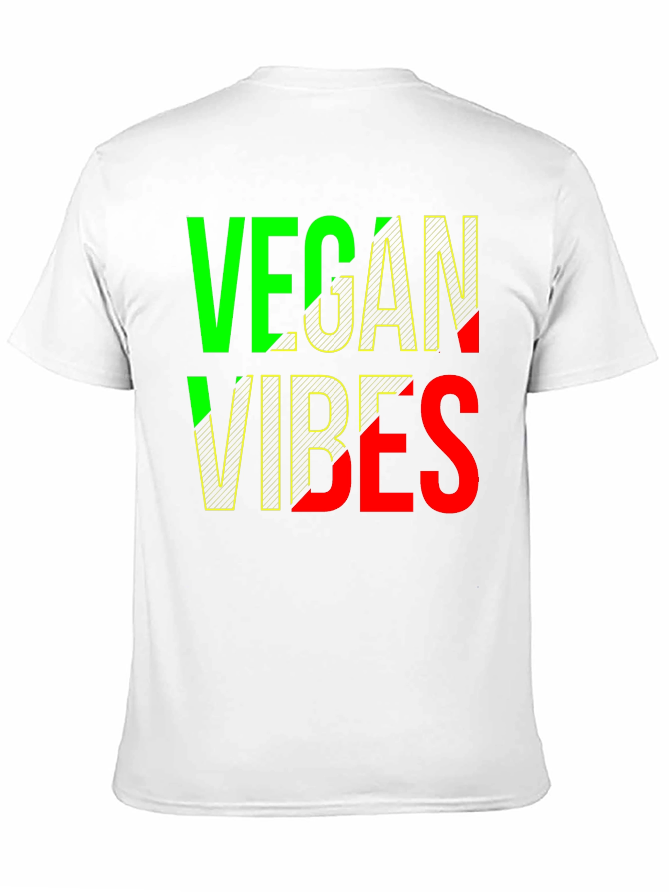 Vegan Vibes Graphic T-Shirt - Unisex Black Tee