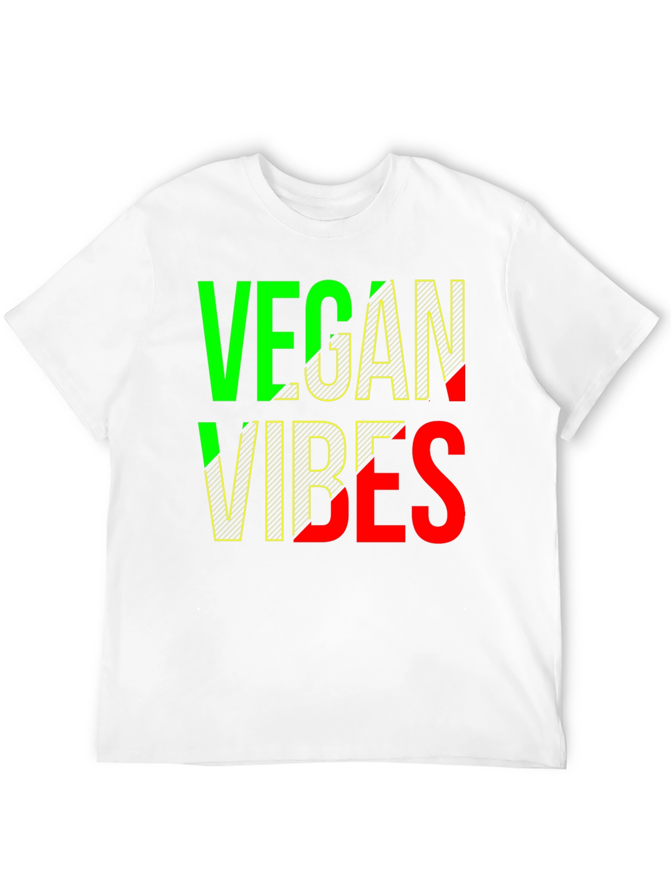 Vegan Vibes Graphic T-Shirt - Unisex Black Tee