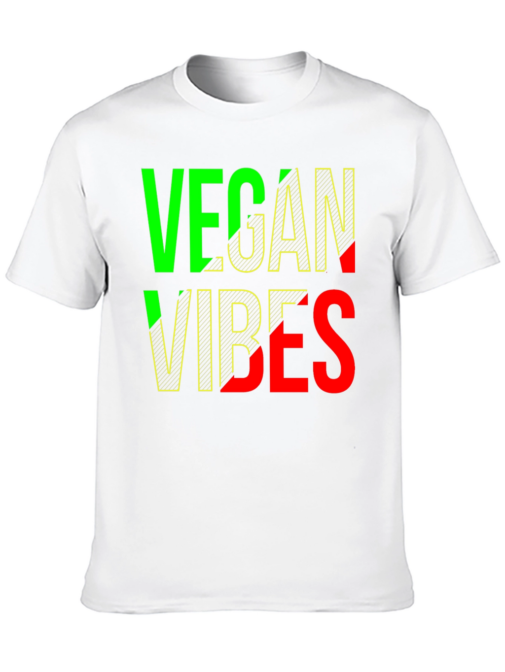 Vegan Vibes Graphic T-Shirt - Unisex Black Tee