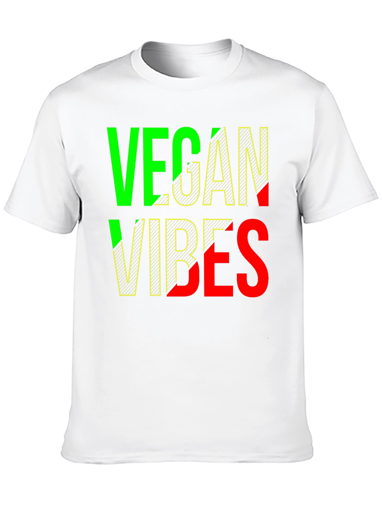 Vegan Vibes Graphic T-Shirt - Unisex Black Tee