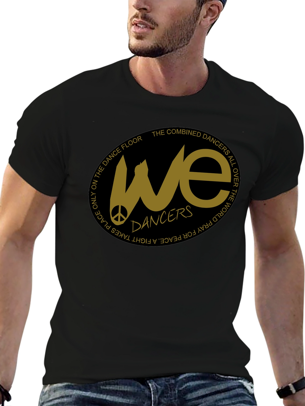 We Dancers Black Graphic Tee
