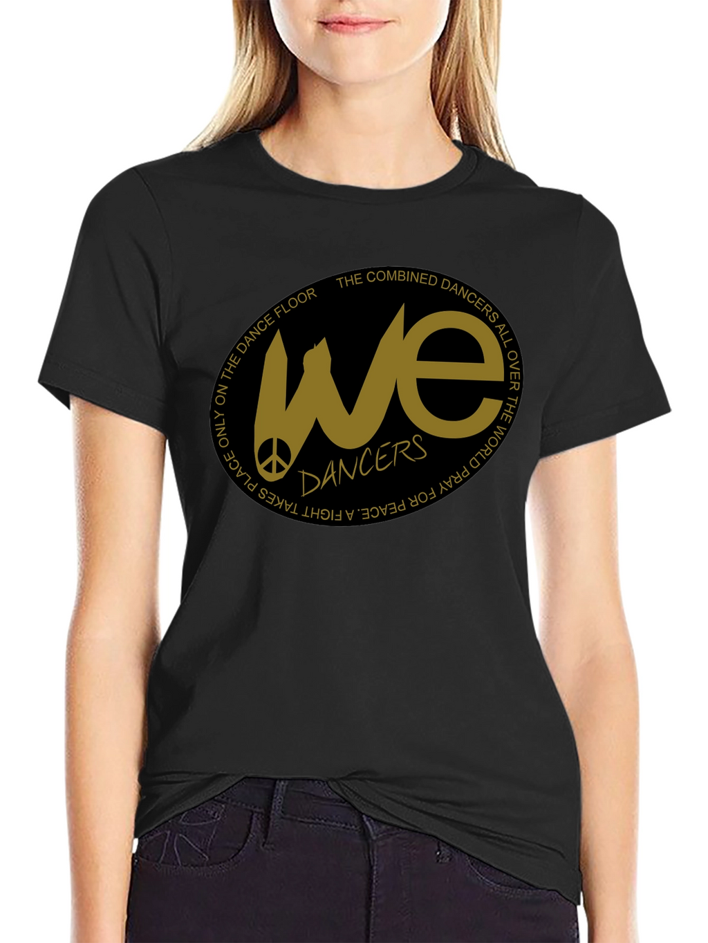 We Dancers Black Graphic Tee