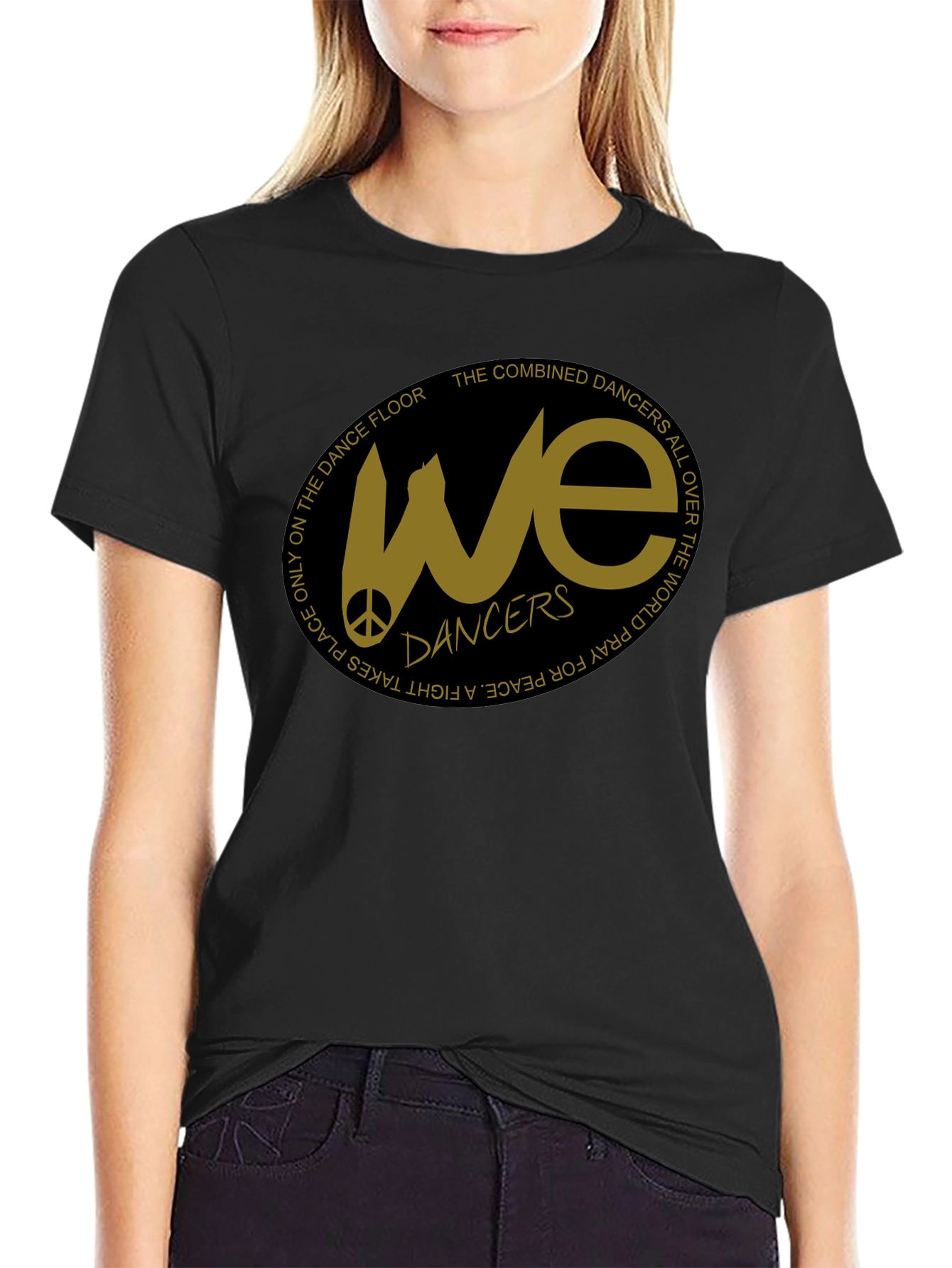 We Dancers Black Graphic Tee