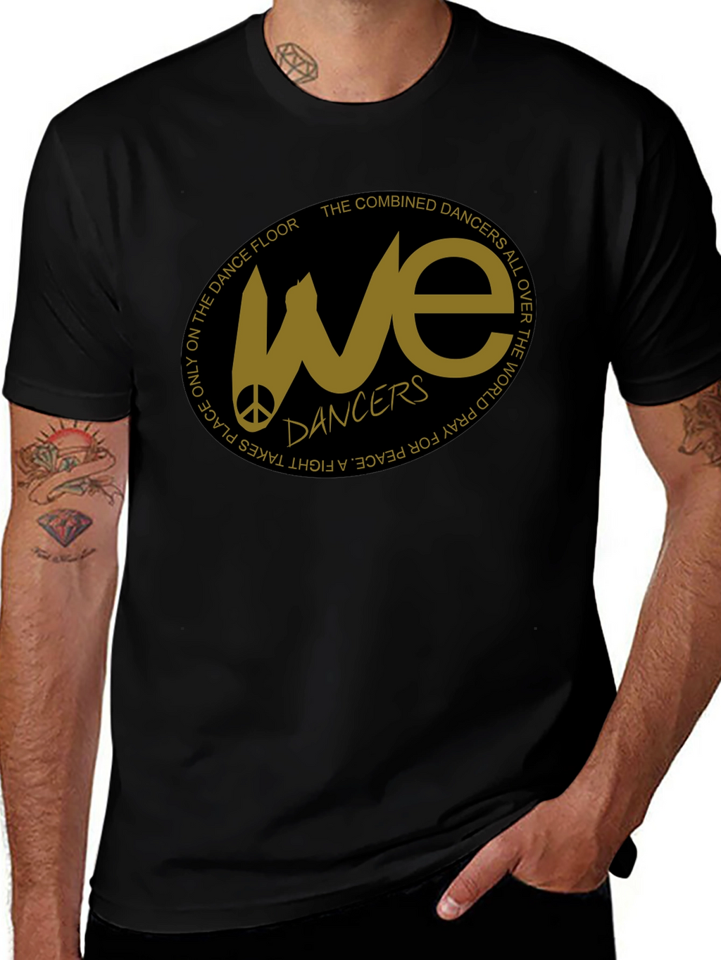 We Dancers Black Graphic Tee