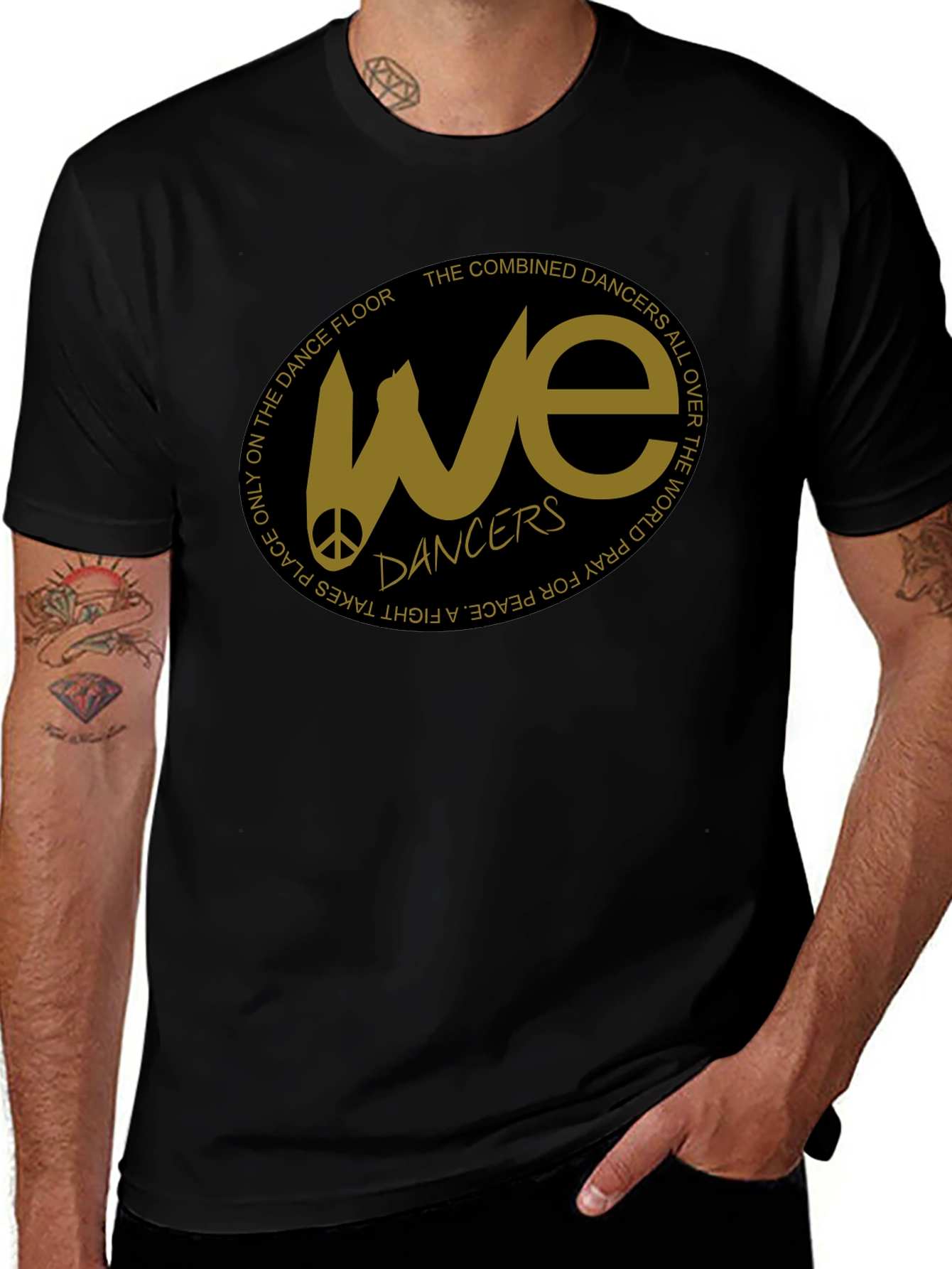 We Dancers Black Graphic Tee