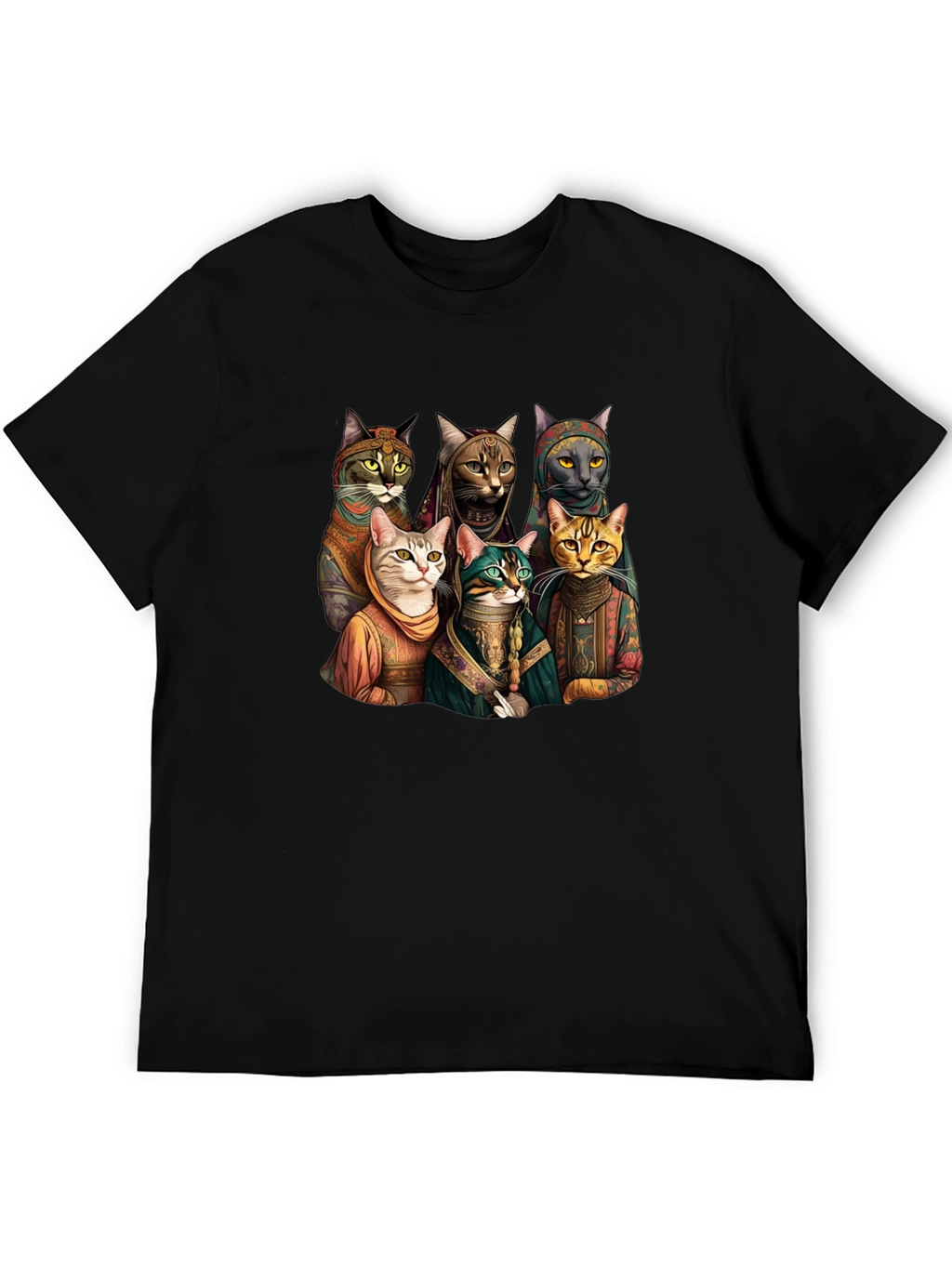 Cats Band Funny Graphic Tee