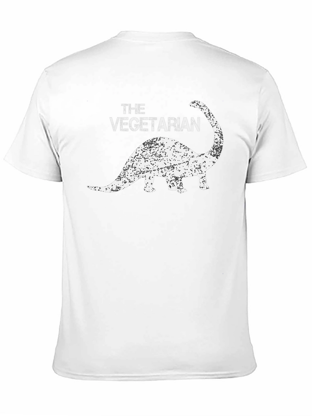 Vegetarian Dinosaur Graphic Tee - Black T-Shirt