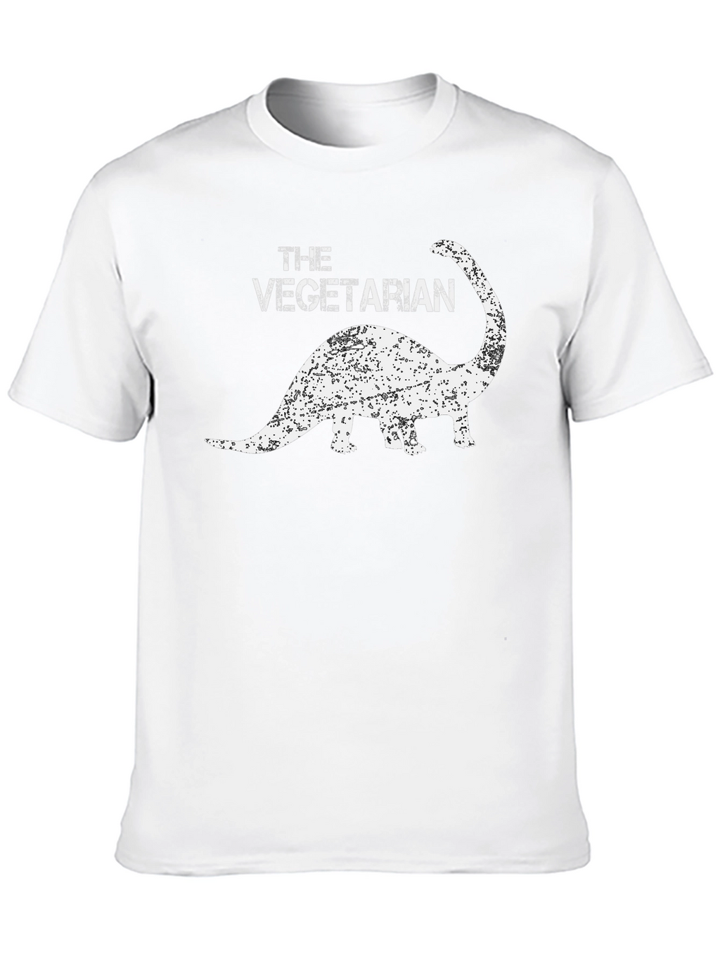 Vegetarian Dinosaur Graphic Tee - Black T-Shirt