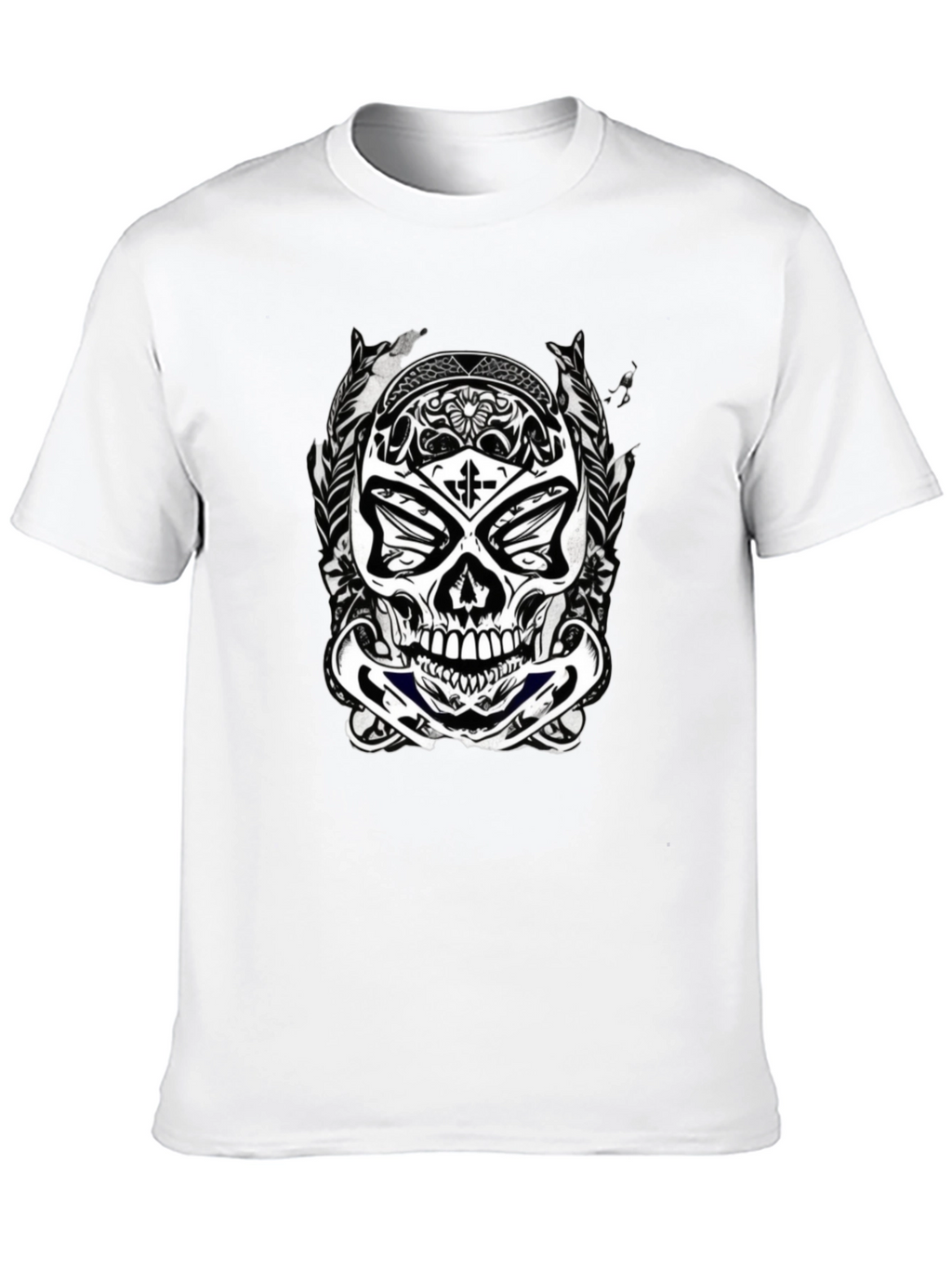 Skull Graphic Black T-Shirt for Men