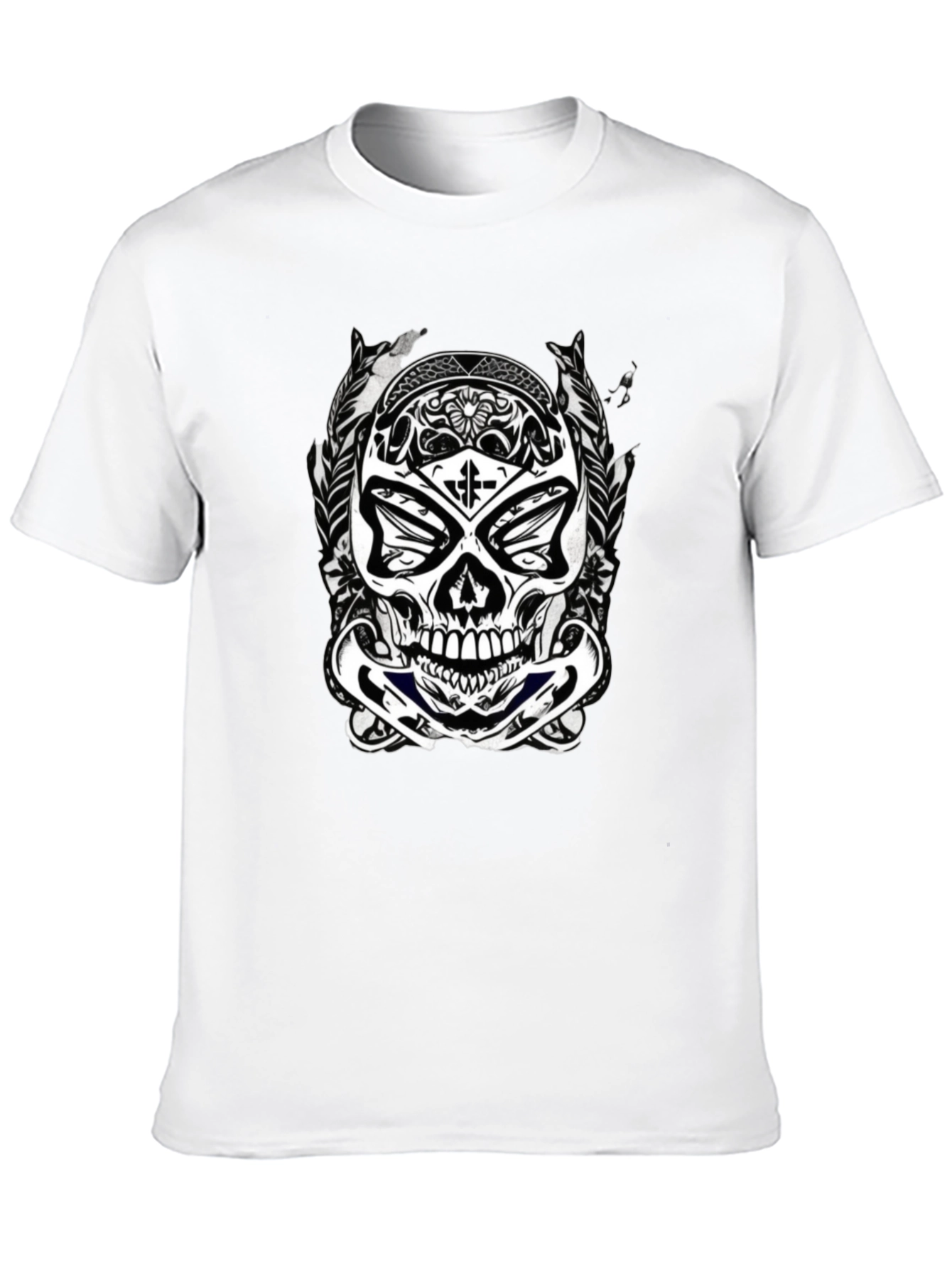 Skull Graphic Black T-Shirt for Men