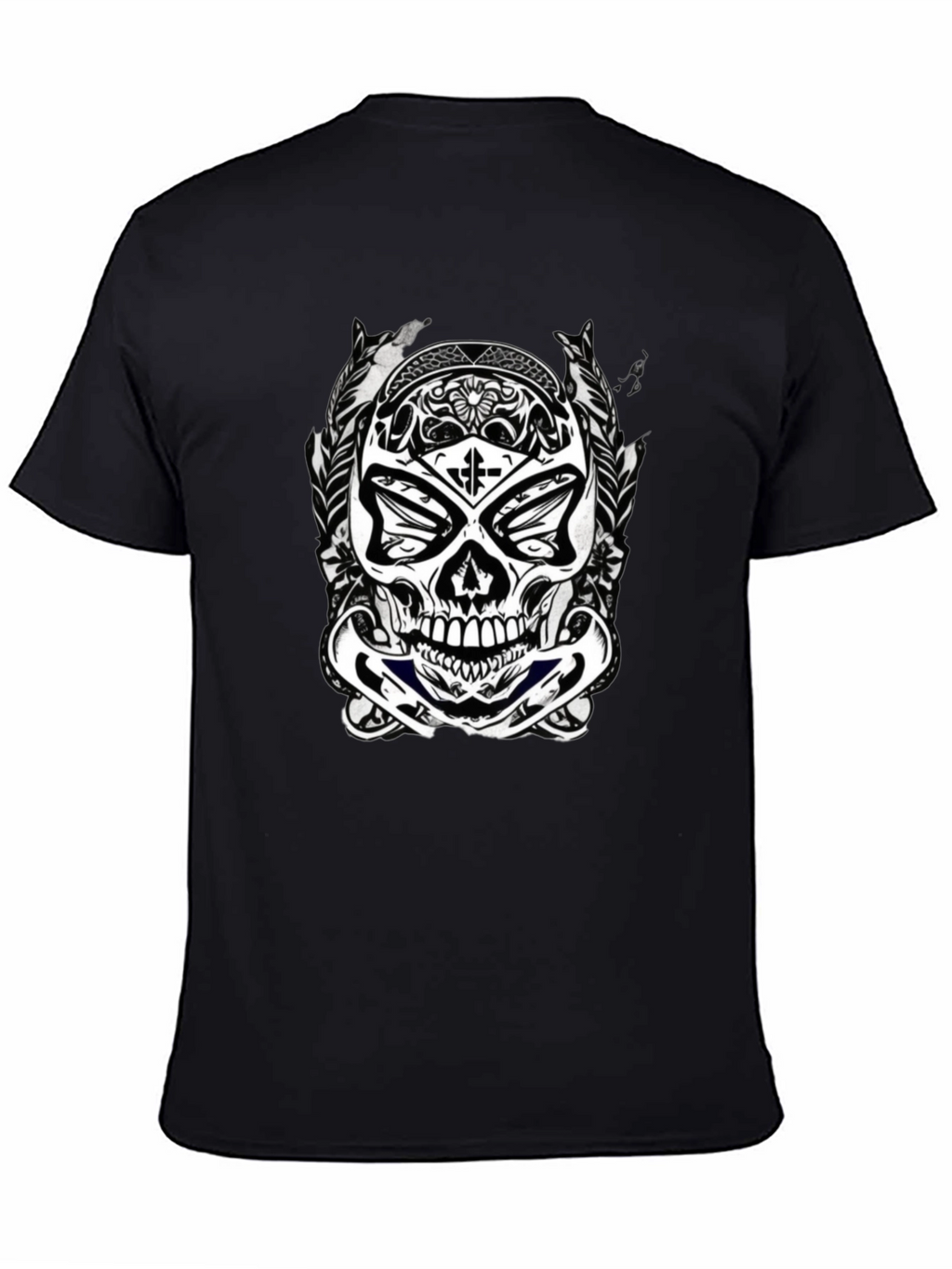 Skull Graphic Black T-Shirt for Men