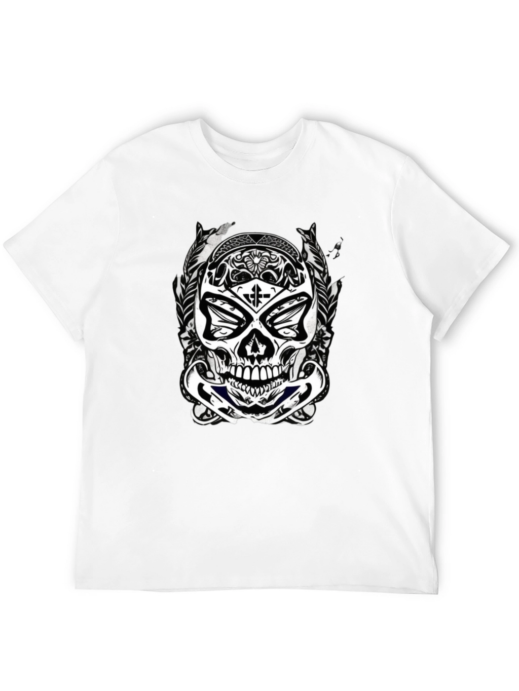 Skull Graphic Black T-Shirt for Men