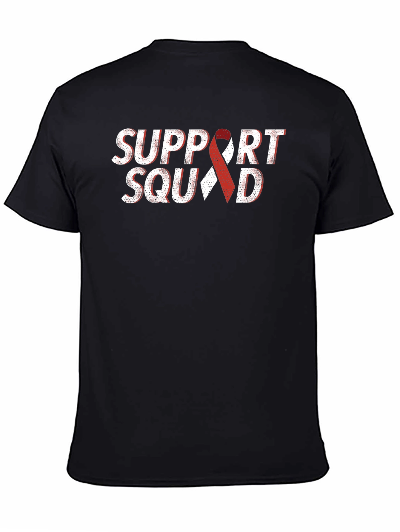 Support Squad Awareness Ribbon Graphic T-Shirt