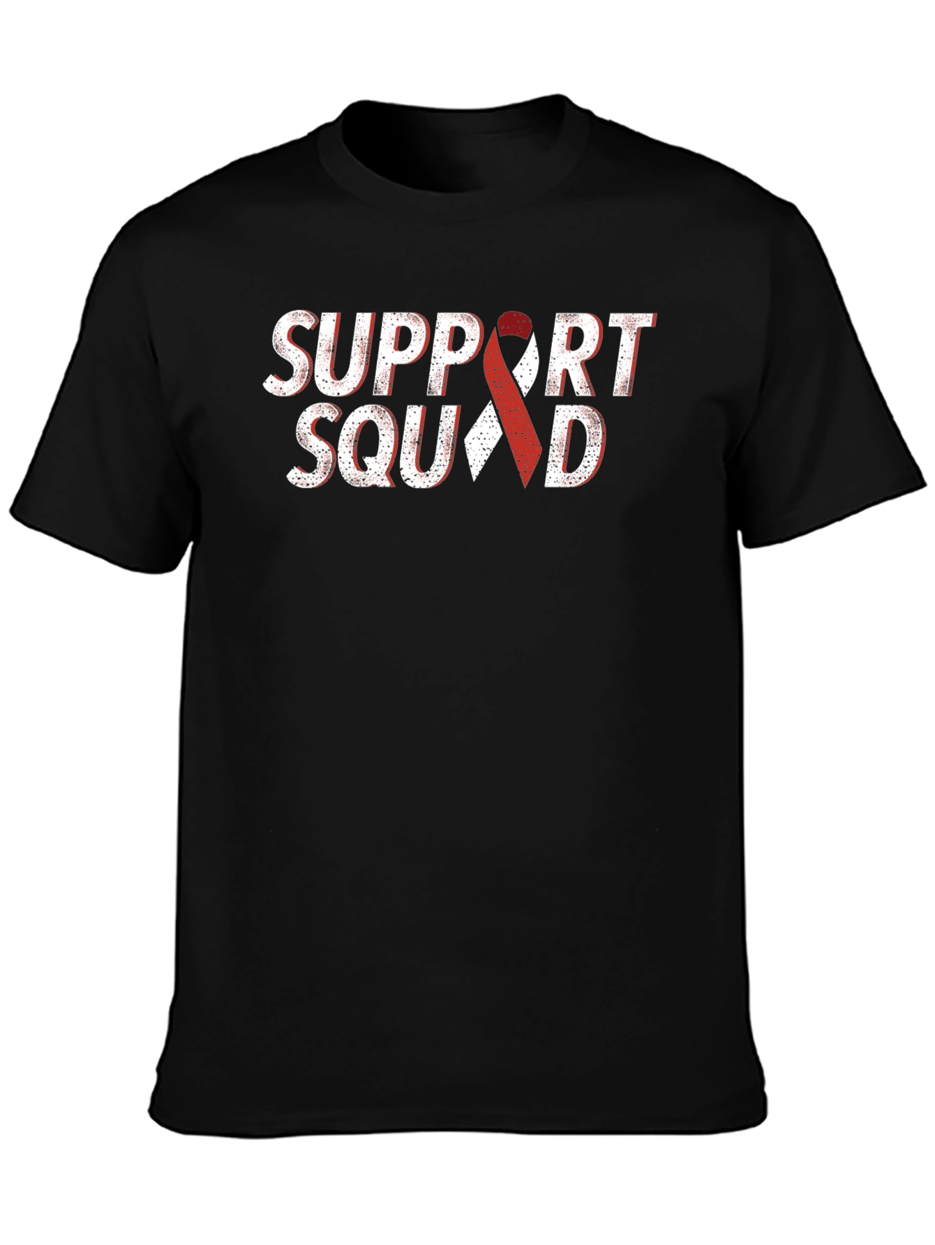 Support Squad Awareness Ribbon Graphic T-Shirt