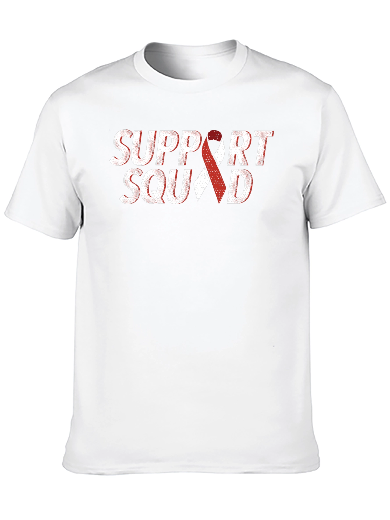 Support Squad Awareness Ribbon Graphic T-Shirt
