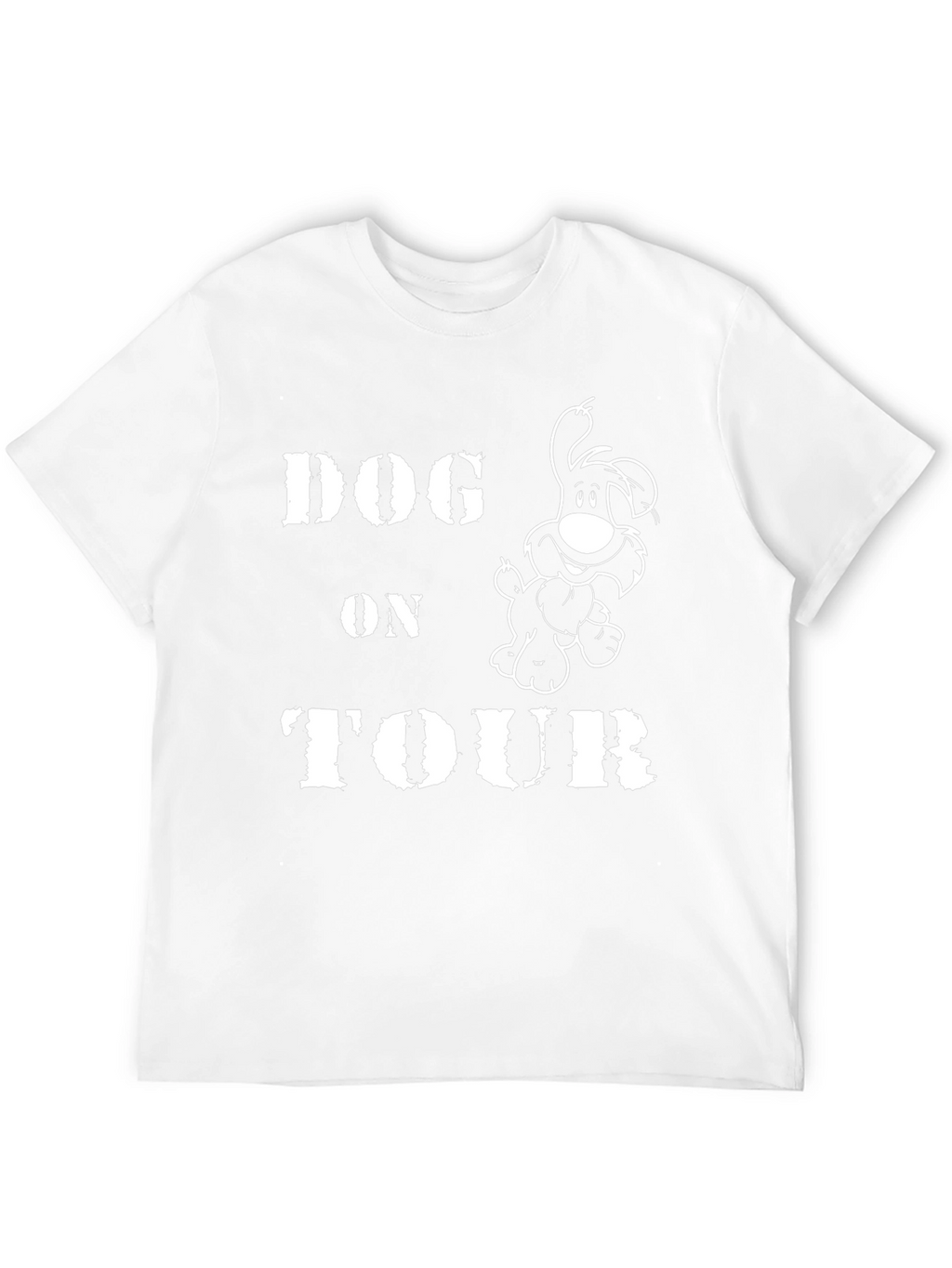Dog On Tour Graphic T-Shirt - Black