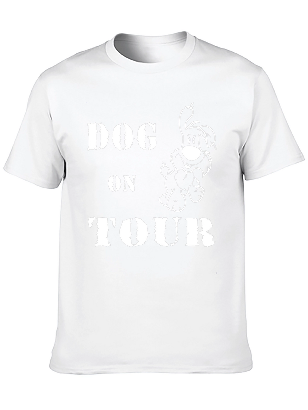 Dog On Tour Graphic T-Shirt - Black