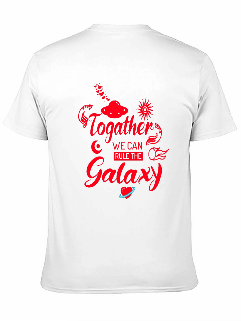 Together Rule Galaxy Black T-Shirt