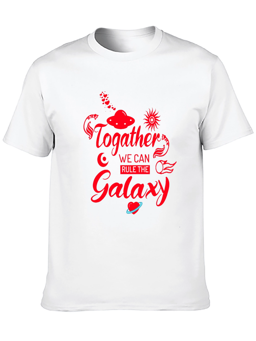 Together Rule Galaxy Black T-Shirt