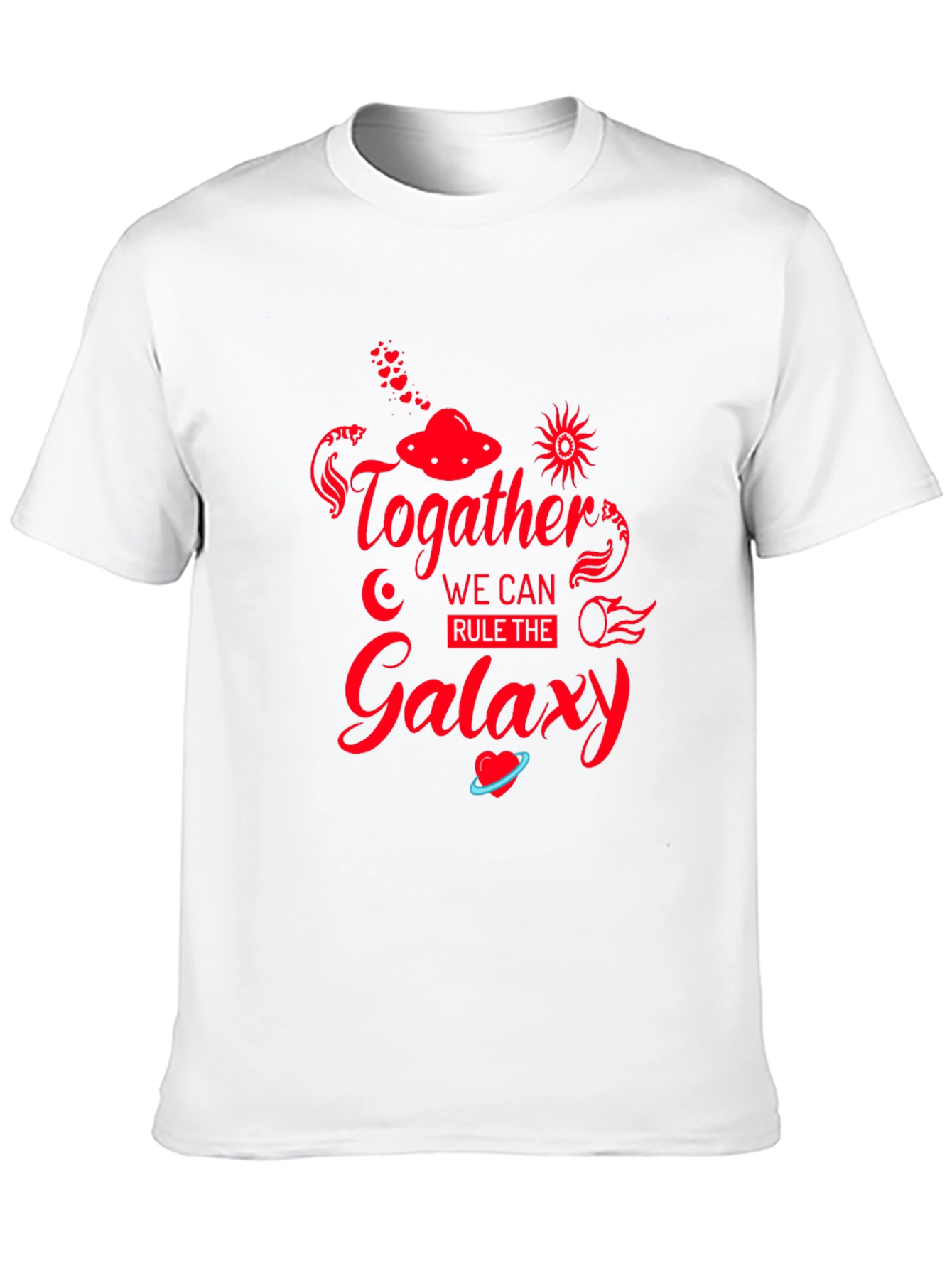 Together Rule Galaxy Black T-Shirt