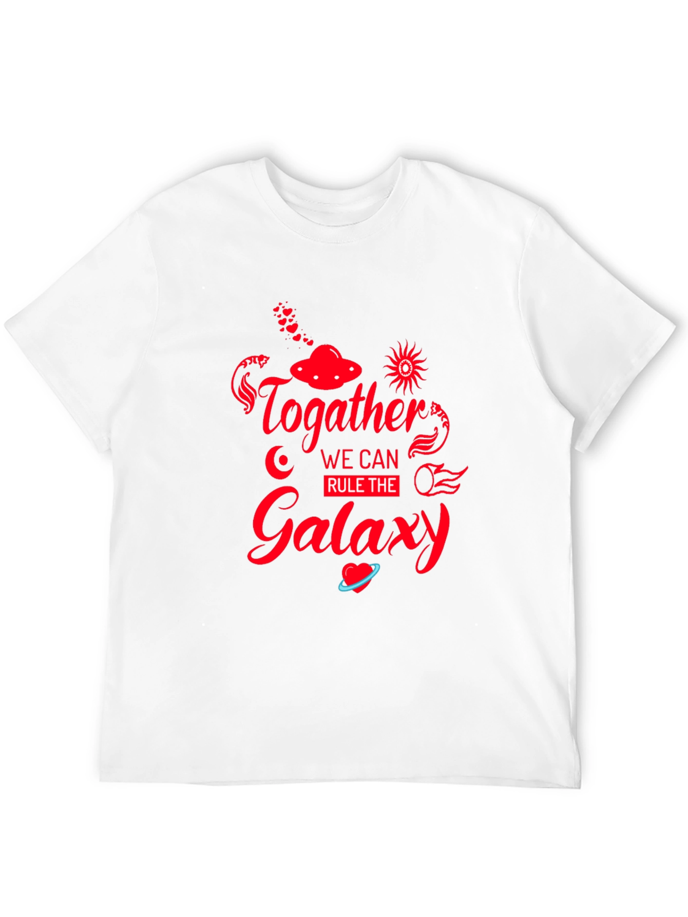 Together Rule Galaxy Black T-Shirt